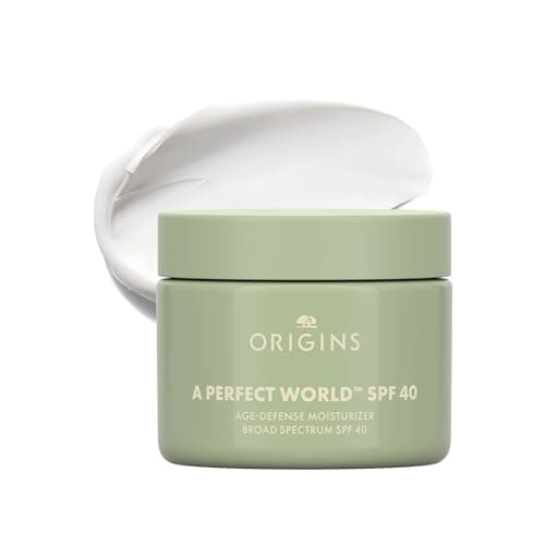 Origins A Perfect World Age-Defense Moisturizer with SPF 40 | Hydrates & Helps Delay Visible Signs of Aging | With Antioxidants, 1.7 Fl Oz