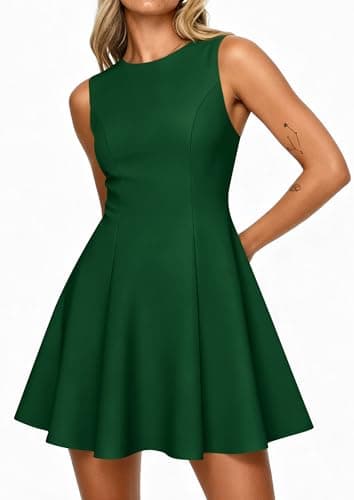 PRETTYGARDEN Cocktail Dresses for Women 2026 Summer Formal Boat Neck A Line Spring Elegant Graduation Party Mini Dress view 6