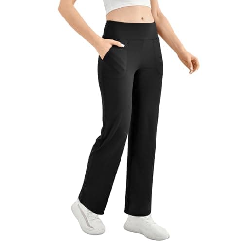 Walifrey Wide Leg Yoga Pants for Women with Pockets — image 1