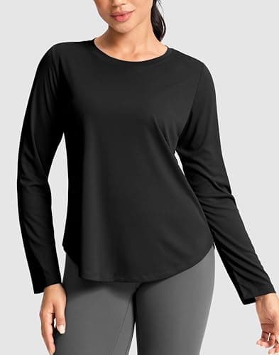 SANTINY Lightweight Long Sleeve Workout Tops view 2