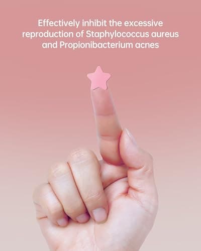 Jefusst Star Acne Patches 168 Counts, Pimple Patch Pimple Patches for Face Pimple Patches Stars Hydrocolloid Acne Patches Cute Zit Patches Healing Sticker, Pink, Blue and Orange view 3