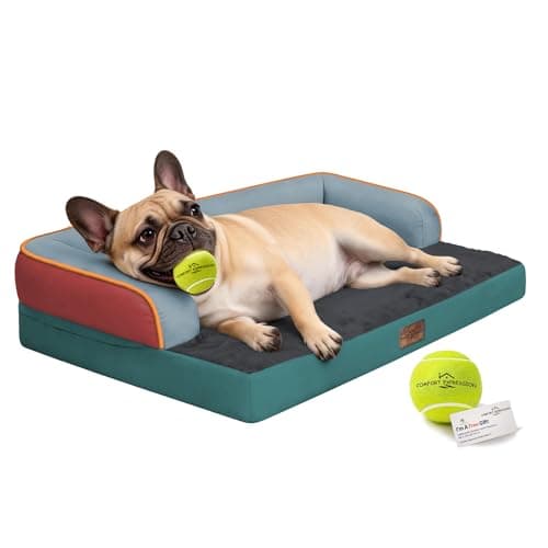 Comfort Expression Memory Foam Dog Bed - Washable Pet Bed for Big Dog Waterproof Orthopedic Dog Beds with Removable Cover ，Non-Slip Pet Couch Sofa- 36 x 27 — image 1