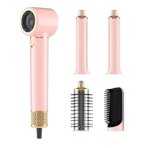 Hair Dryer Brush 5 in 1, Hair Styler, 110,000 RPM High-Speed Negative Ionic Hair Dryer Fast Drying, Professional Multi Blow Dryer Brush for Curling Volumizing Straightening Styling — image 1