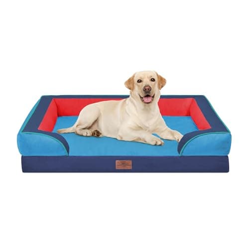 Comfort Expression Orthopedic Dog Bed for Extra Large Dogs with Bolster — image 1