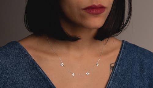 Mothers Day Gifts for Mom, for Wife - 14K Gold Mama Necklace- First Mothers Day Gifts for New Mom - Hypoallergenic, Water-Resistant & Tarnish-Free - Momma Necklace for Women - For Mother to Be view 2