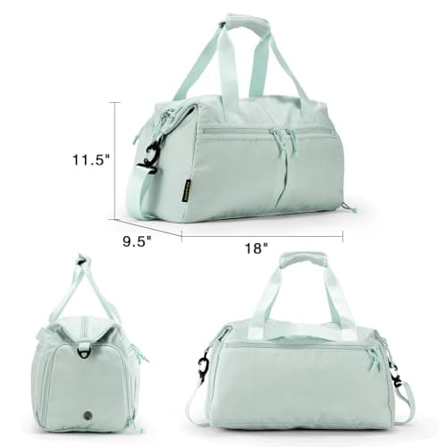 Weekender Duffel Bag with Shoe Compartment And Wet Pocket-Luggage Everyday Overnight Bag for Men and Women Travel-Carry On Gym Bag view 6