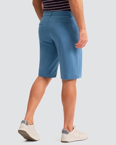 Men's Golf Shorts 7"/ 9"/ 11" Inseam with 5 Pockets Lightweight Stretch Quick Dry Casual Dress Hybrid Short for Men view 2