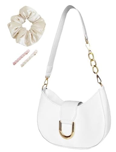 Gleease Cute Small Purse for Women Vintage Shoulder Bag Hobo Leather Handbag with Zipper — image 1