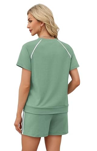 Sampeel 2 Piece Sets for Women Summer Lounge Matching Sets Airport Vacation Outfits Spring Fashion Clothes view 5