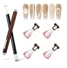 modelones 3-in-1 Cat Eye Magnet for Nails, Double-Ended Nail Magnet, Multi-Function Nail Magnets Nail Art Pens for Manicure DIY at Home — image 1