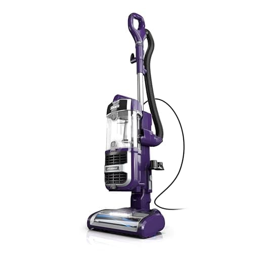 Shark Lift-Away Upright Vacuum with Powerfins, Self-Cleaning Brushroll, Anti-Allergen Complete Seal Technology, No Hair Wrap, LED Headlights, and Advanced Swivel Steering, Eggplant, ZD201 view 1