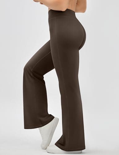 EUYZOU Yoga Pants Women High Waist Casual Soft Crossover Straight Leg Bottoms Leggings view 4