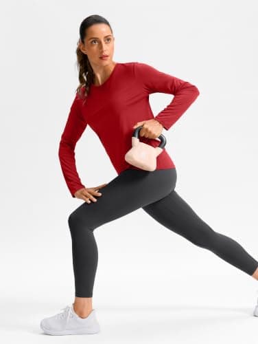 Long Sleeve Workout Tops for Women Lightweight Athletic Running Shirt S-3XL view 6