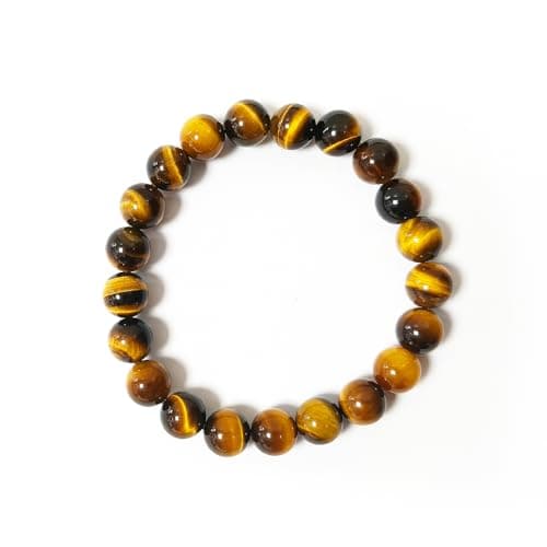 FUDIDU Bracelet Obsidian,5/16 inch Beaded Stretchy Crystal Elastic Bracelets, approximately 6-1/4 Inch Adjustable Unisex Protection Healing,Bitherday Gifts for BestFriend — image 1