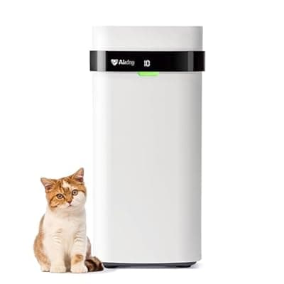 Airdog X5 Pet Air Purifier for Homes Large Room up to 1614 sq ft,TPA Technology Powerful Filtration, Washable Filter, AQI Display, Air Cleaner for Pet Hairs,Dander,Odor,Allergies