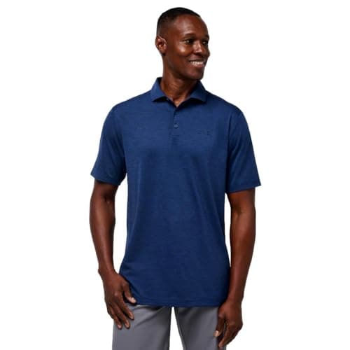 TravisMathew Mens Heater Pro Heather Navy Small
