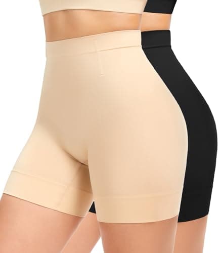 YADIFEN Shapewear for Women Tummy Control, Mid Waist Body Shaper Shorts Butt Lifting Seamless Shapewear Under Dresses — image 1