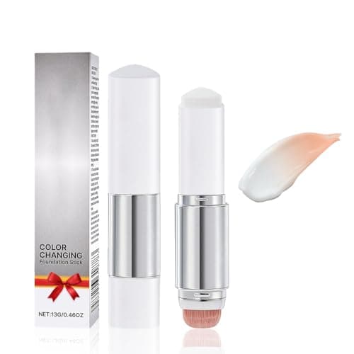 Blanc Cover Cream Stick - Color Changing Foundation Stick, White Foundation Makeup with Built-in Brush, Korean Makeup Moisturizing & Long-lasting Dewy Finish Even Skin Tone Mothers Day Gifts (Medium) view 1