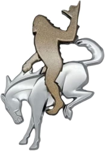 Add-A-Sasquatch Emblem for Bronco, 3x4 Inch, Adhesive Overlay Decal, 2021-2025 Models (Bronze Metallic, Stay Relaxed) — image 1