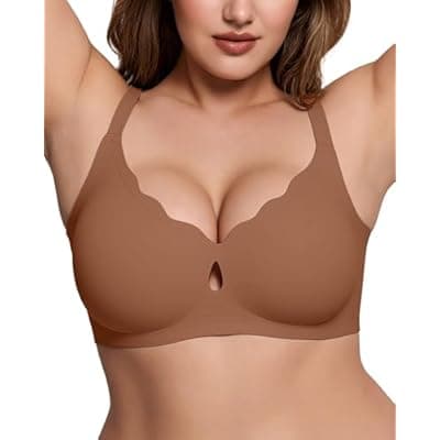 ProKloud Wireless Bras for Women Wave Push Up No Underwire Bralettes Seamless Full Coverage Support Lift Everyday Bra