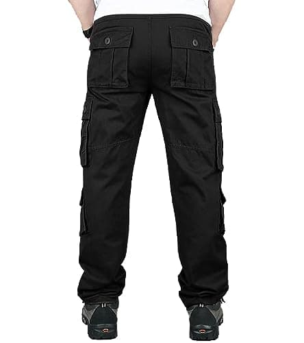 BAYAMO Mens Cargo Pants Camo Military Fatigue Pant Camouflage Hunting Combat Work Casual Pants Multi Pocket view 3