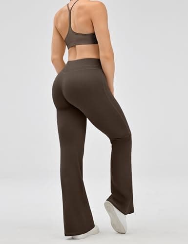 EUYZOU Yoga Pants Women High Waist Casual Soft Crossover Straight Leg Bottoms Leggings view 6