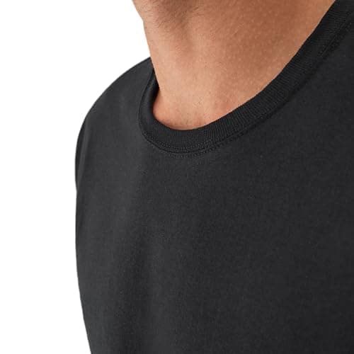Hanes Men's Undershirt Packs, Stay-Tucked Soft Cotton Undershirts, Best Undershirts for Men, White/Black/Asstd Multipacks view 5