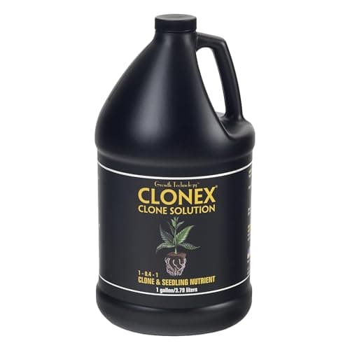 Clonex Clone Solution, Professional-Grade Nutrient Formula for Seedlings, Cuttings, and General Use. Feeds Young Plants, Helps Promote Growth & Rapid Root Development - 1 Gallon