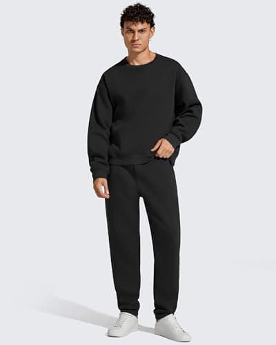 G4Free Flurrylux Men Fleece Lined Sweatpants with Pockets Drawstring Casual view 4