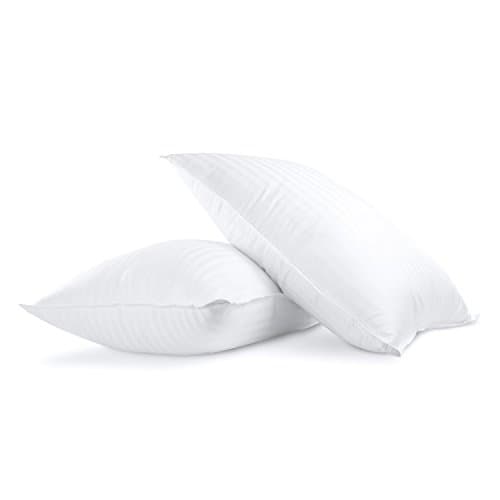 Sleep Restoration Gel Pillow - (2 Pack King) Best Hotel Quality Comfortable and Plush Cooling Gel Fiber Filled Pillow view 4