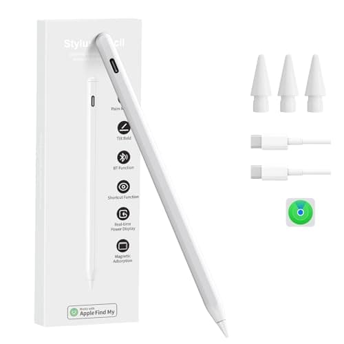 Findmy iPad Pencil Compatible with Apple iPad 2018-2025,Tilt Sensitivity,Palm Rejection, Fast Charge Stylus Pen for iPad A16(11th)/10/9/8 & Air 13/11 & Pro 12.9/13/11 & Mini 7/6/5 No Wireless Charging