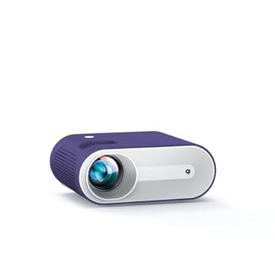 Portable Full HD 1080P Mini Projector, YOWHICK 2026 Upgraded Model, Movie Projector for Home Theater, Compatible with iOS/Android/Windows/TV Stick/Box/USB/HDMI