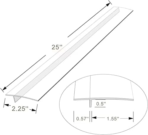 Silicone Kitchen Stove Gap Covers, Kitchen Counter Gap Anti-Slip Non-Tacky Filler Seals Spills Between Counter, Stovetop, Oven, Washer, Sheat-resistant，et of 2 (25Inches, Translucent) by liboyixi view 2
