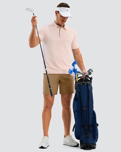 Men's Golf Shorts 7"/ 9"/ 11" Inseam with 5 Pockets Lightweight Stretch Quick Dry Casual Dress Hybrid Short for Men view 6