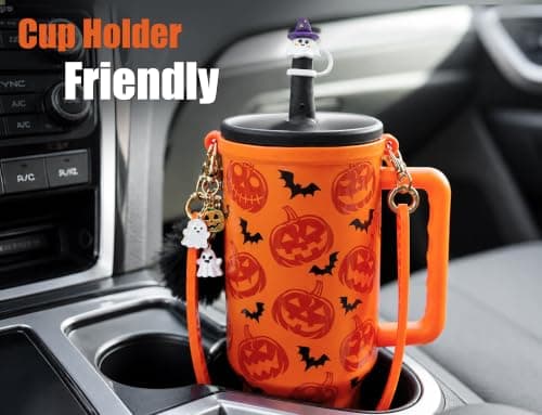 DLOCCOLD 40 oz Tumbler with Handle and Flip Straw, 100% Leak Resistant Leak-Proof Tumbler with Lid and Straw, Insulated Stainless Steel Cup, Keeps Cold or Hot, Car Cupholder Friendly view 4