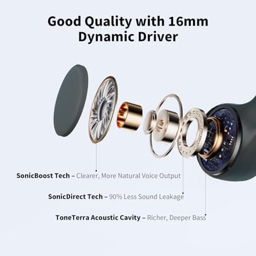 Haowolf Bone Conduction Headphones, 2026 Bluetooth 5.4 Open Ear Headphones with Mic, IPX8 Waterproof Swimming Headphones with 10H Playtime, 27g Lightweight Design Wireless Earbuds for Sports view 3