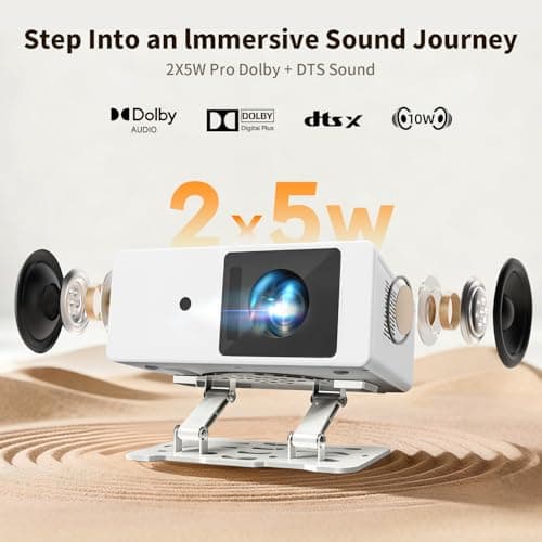 4K Projector with WiFi and Bluetooth view 5