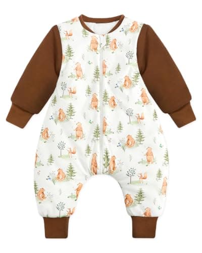 WYTbaby Baby Sleepsack with Legs 3.5 TOG Long Sleeves 3 Way Zipper — image 1