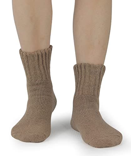 BenSorts Women's Winter Boots Socks Thick Warm Cozy Crew Socks Solid Color Gifts view 4