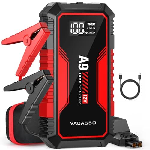 Jump Starter A9 12V 4000A Portable Jumper Starter Red — image 1