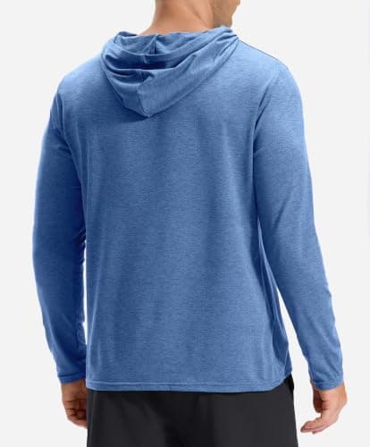 G Gradual Men's Lightweight Athletic Hoodies Pullover Long Sleeve Shirts view 4