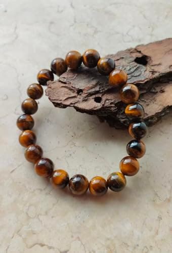 FUDIDU Bracelet Obsidian,5/16 inch Beaded Stretchy Crystal Elastic Bracelets, approximately 6-1/4 Inch Adjustable Unisex Protection Healing,Bitherday Gifts for BestFriend view 5