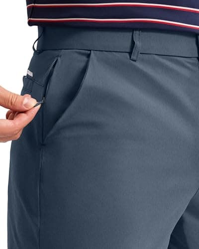 Men's Golf Shorts 7"/ 9"/ 11" Inseam with 5 Pockets Lightweight Stretch Quick Dry Casual Dress Hybrid Short for Men view 5