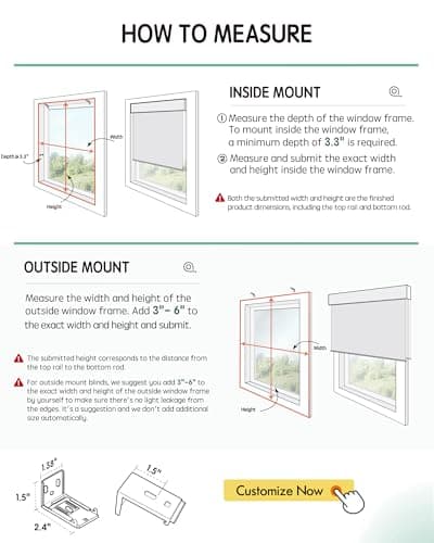 Yoolax Smart Dual Roller Shades, Motorized Blinds with Remote Smart Blinds Compatible with Alexa, Automatic Dual Shades for Windows Bedroom Living Room (Customize) view 6