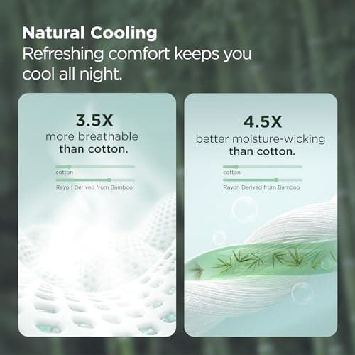 Bedsure Zipper Pillow Cases Queen, Cooling Pillow Cases Queen Size Set of 2, Rayon Derived from Bamboo Cooling Pillowcases for Hot Sleepers, Soft & PureWoven Pillow Covers, Dark Grey, 20x30 Inches view 4