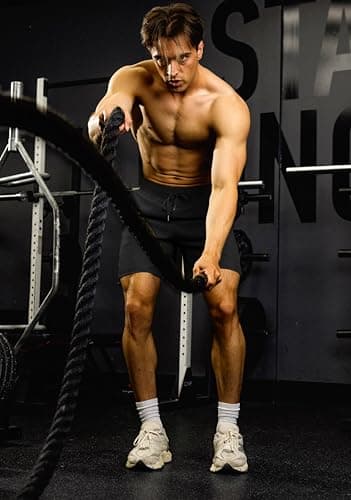 Soothfeel Men's Athletic Running Shorts Zipper Pockets 9"/7"/5 Workout Gym view 3
