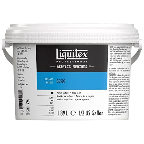 Liquitex Professional Gesso Surface Prep Medium, 1.89L (64-oz), White