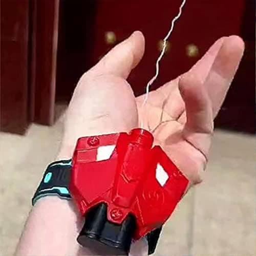 AKLOPE Spider Web Launcher String Shooters Toy, Cool Gadgets String Shooter Real Silk Superhero Role-Play Cool Stuff Fun Toys Great -Perfect Christmas & Birthday Gift (Red) view 2