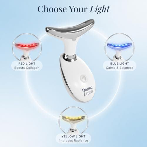 MyoGlow Arm Sculpting Device, LED Red Light for Face, Neck, Arms, Legs | My Derma Dream, 3 Brightness Settings, Sonic Vibration, Rechargeable Cordless, Jawline, Thighs, Travel Size view 2