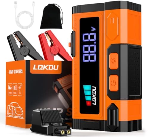 Car Battery Jump Starter - 5000A 12V Portable Lithium Jump Box — image 1